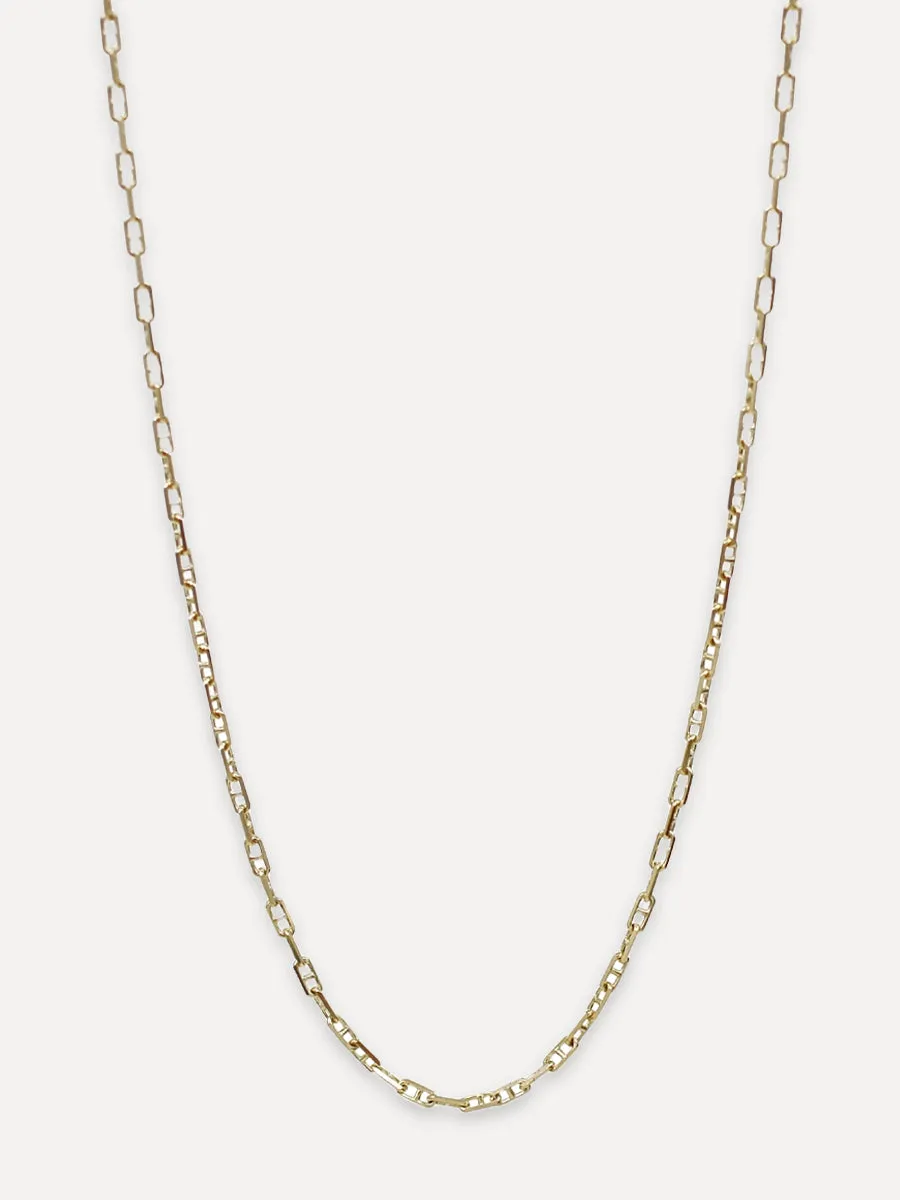 14K Petite Anchor Chain