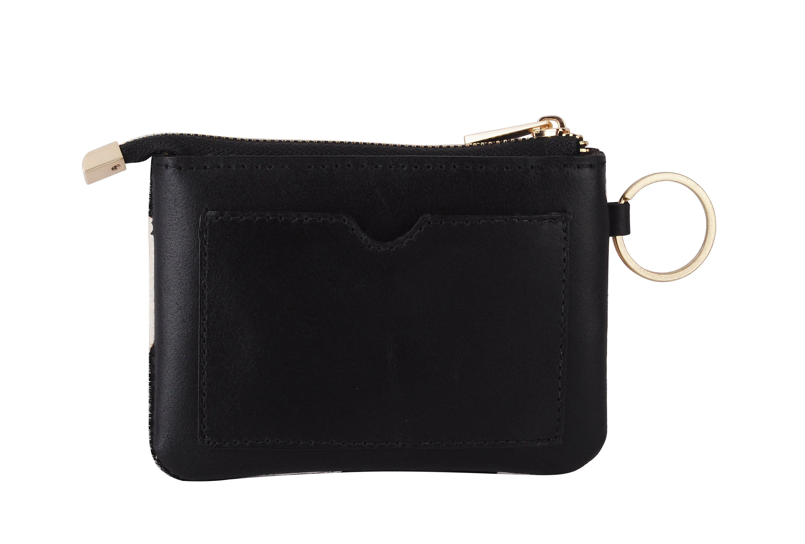 4075 - Cow Print Cowhide Leather Wallet