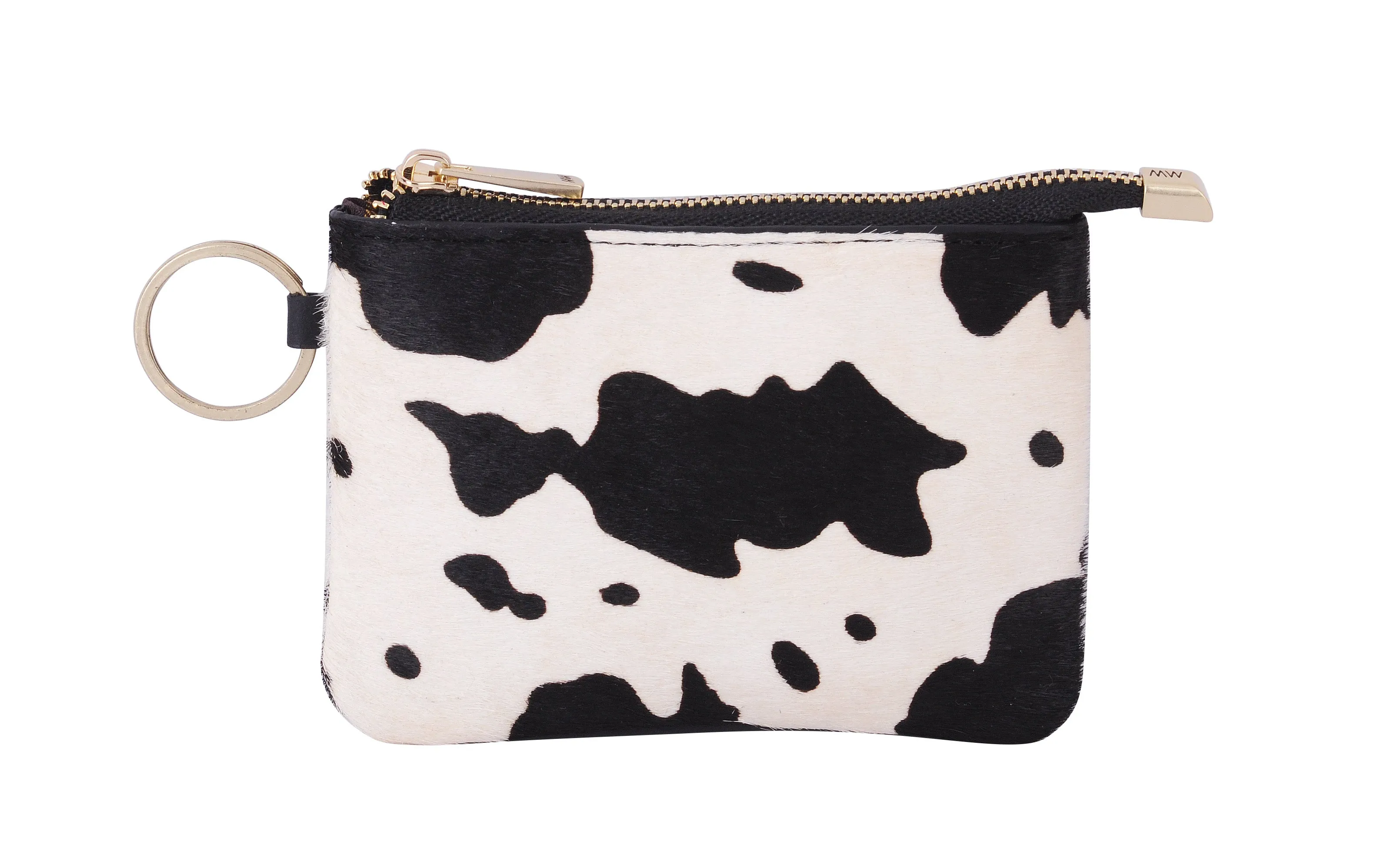 4075 - Cow Print Cowhide Leather Wallet