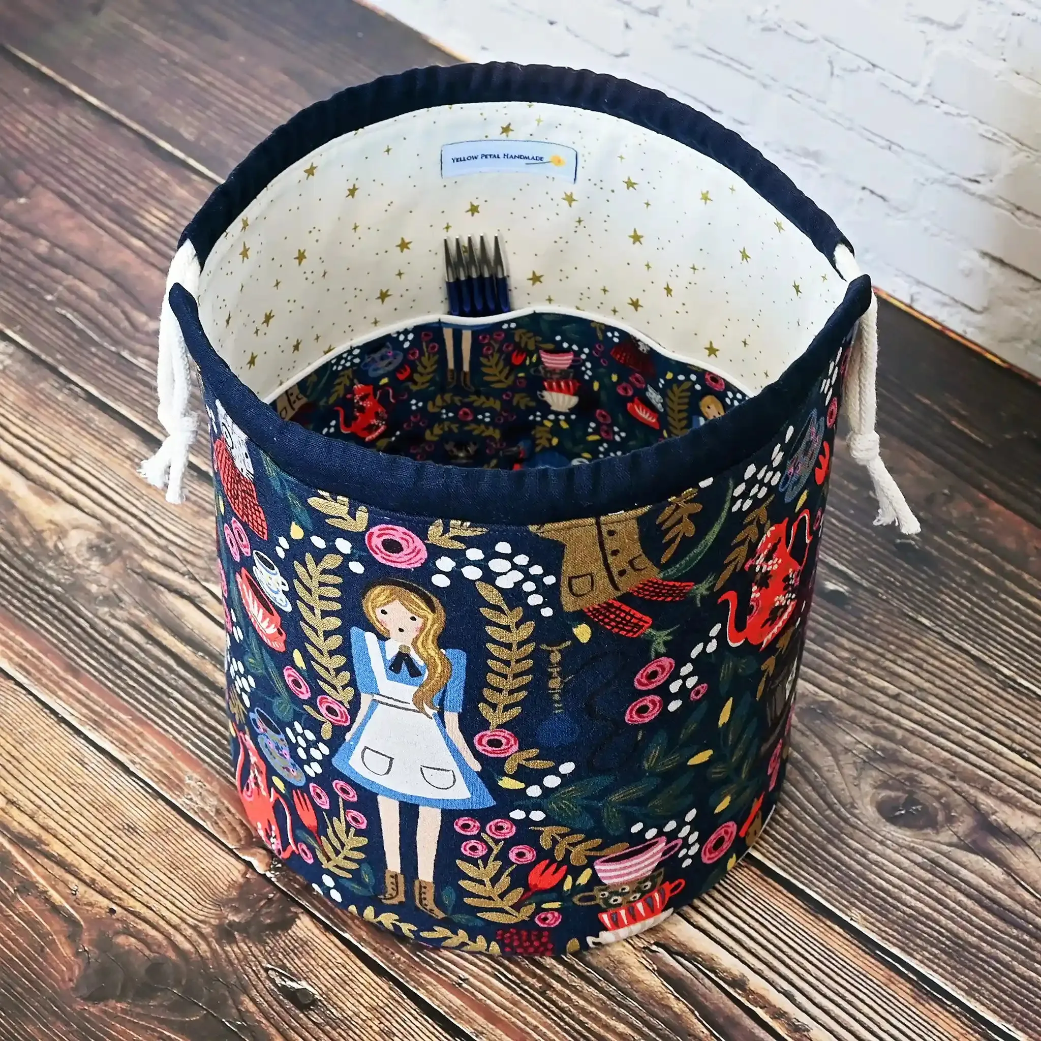 Alice in Wonderland Bucket Bag