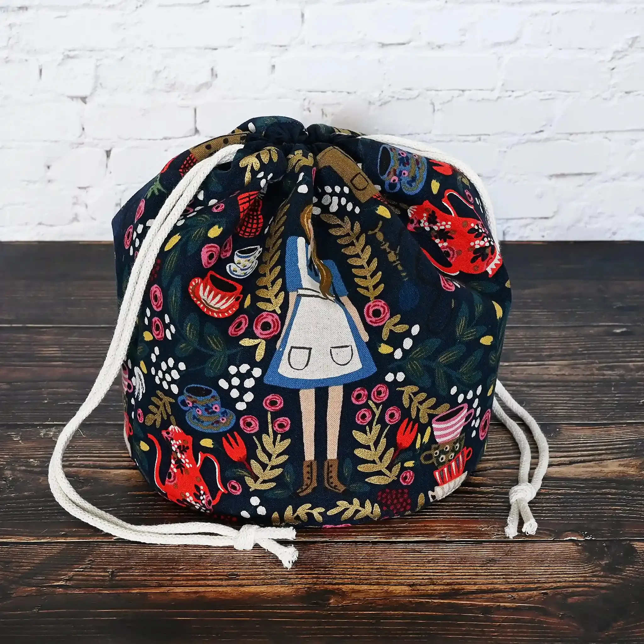 Alice in Wonderland Bucket Bag