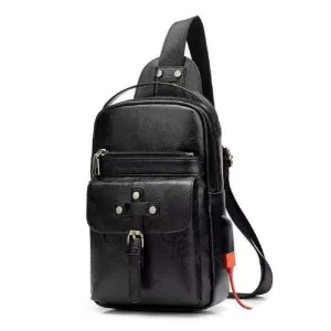 Backpack Waist Shoulder bag compatible with Ebook, Tablet and for Elephone A6 Max (2019) - Black