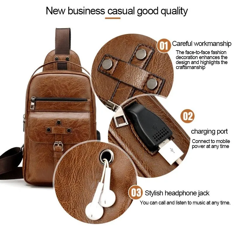 Backpack Waist Shoulder bag compatible with Ebook, Tablet and for Elephone A6 Max (2019) - Black