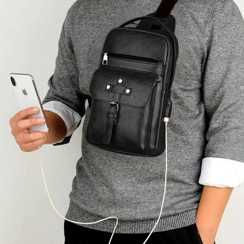 Backpack Waist Shoulder bag compatible with Ebook, Tablet and for Elephone A6 Max (2019) - Black
