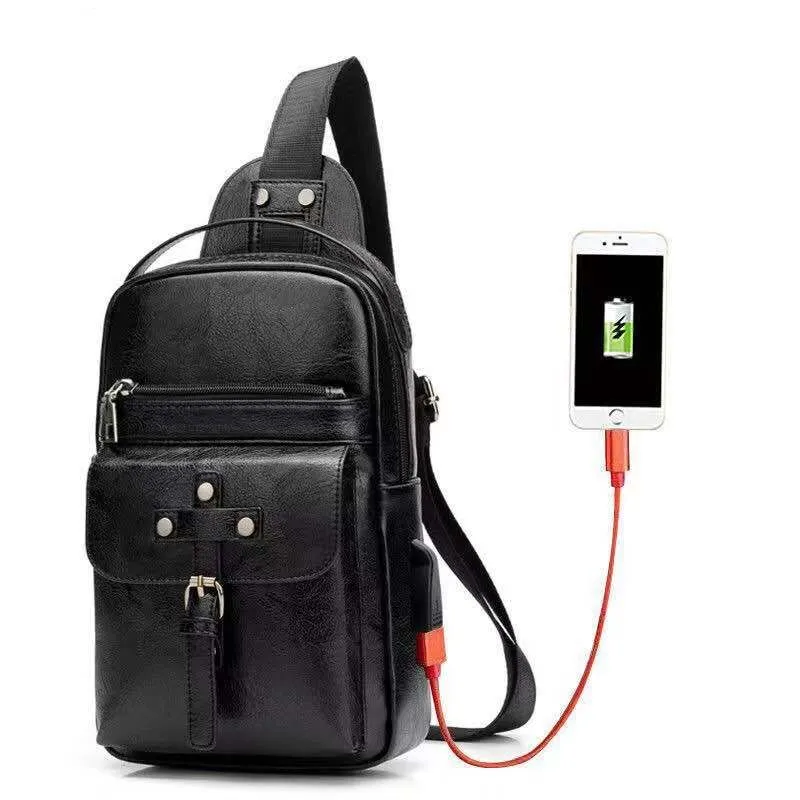 Backpack Waist Shoulder bag compatible with Ebook, Tablet and for Elephone A6 Max (2019) - Black