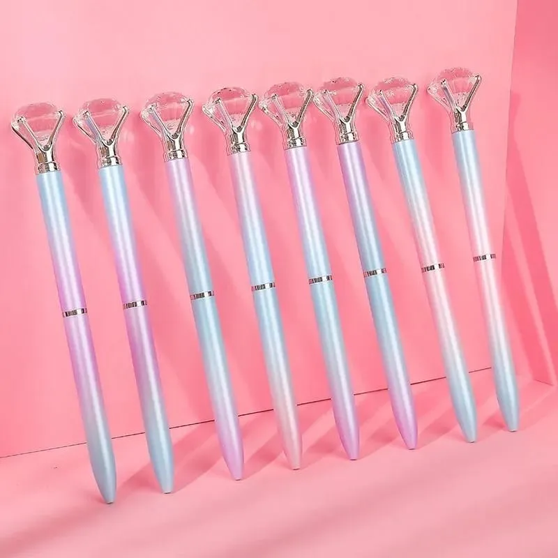 Crystal Diamond Head Ballpoint Pen