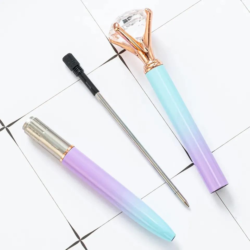Crystal Diamond Head Ballpoint Pen
