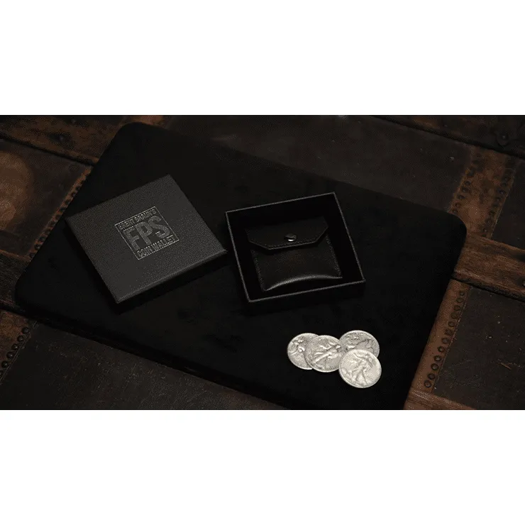 FPS Coin Wallet Black (Gimmicks and Online Instructions) by Magic Firm - Trick