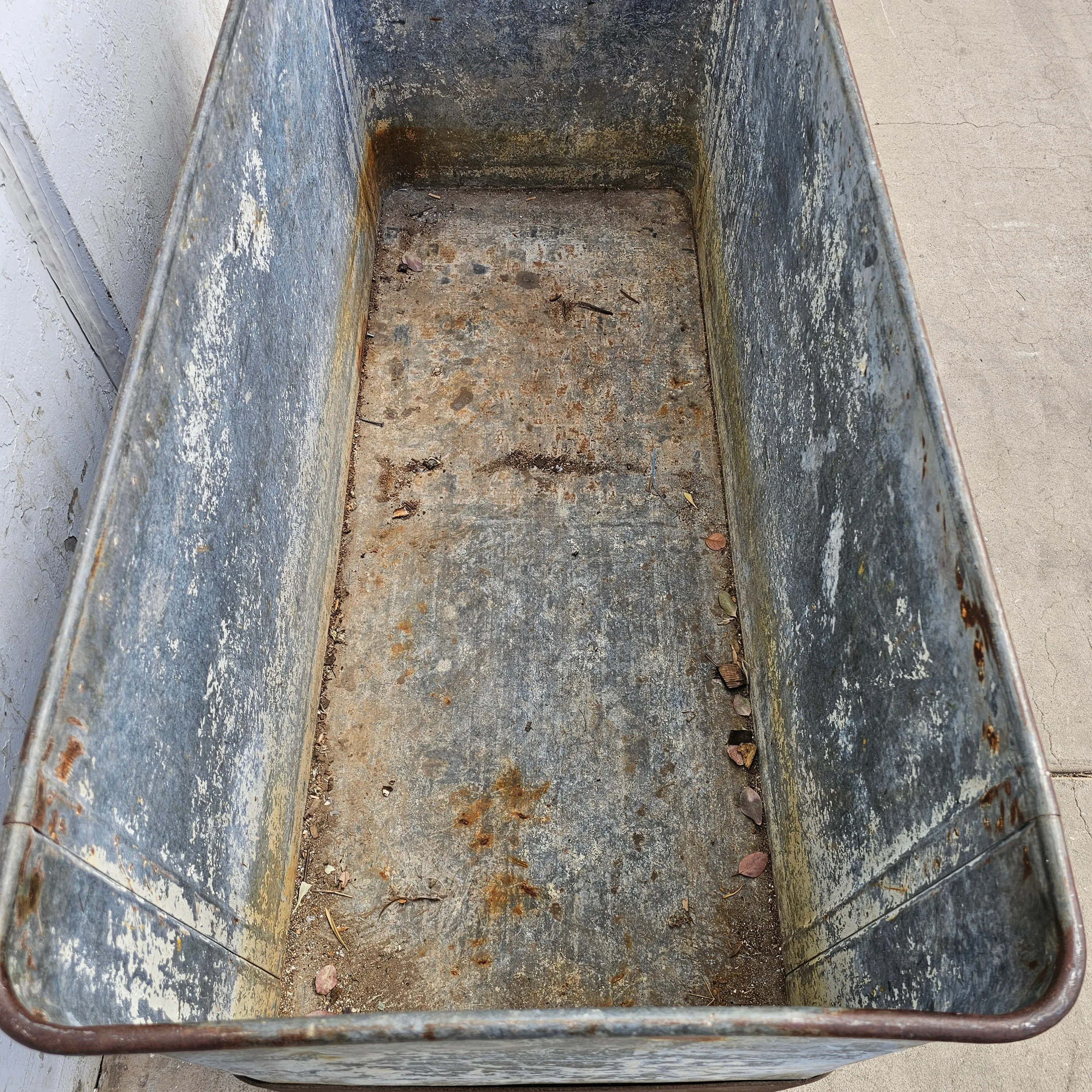 Galvanized Rolling Factory Trolley