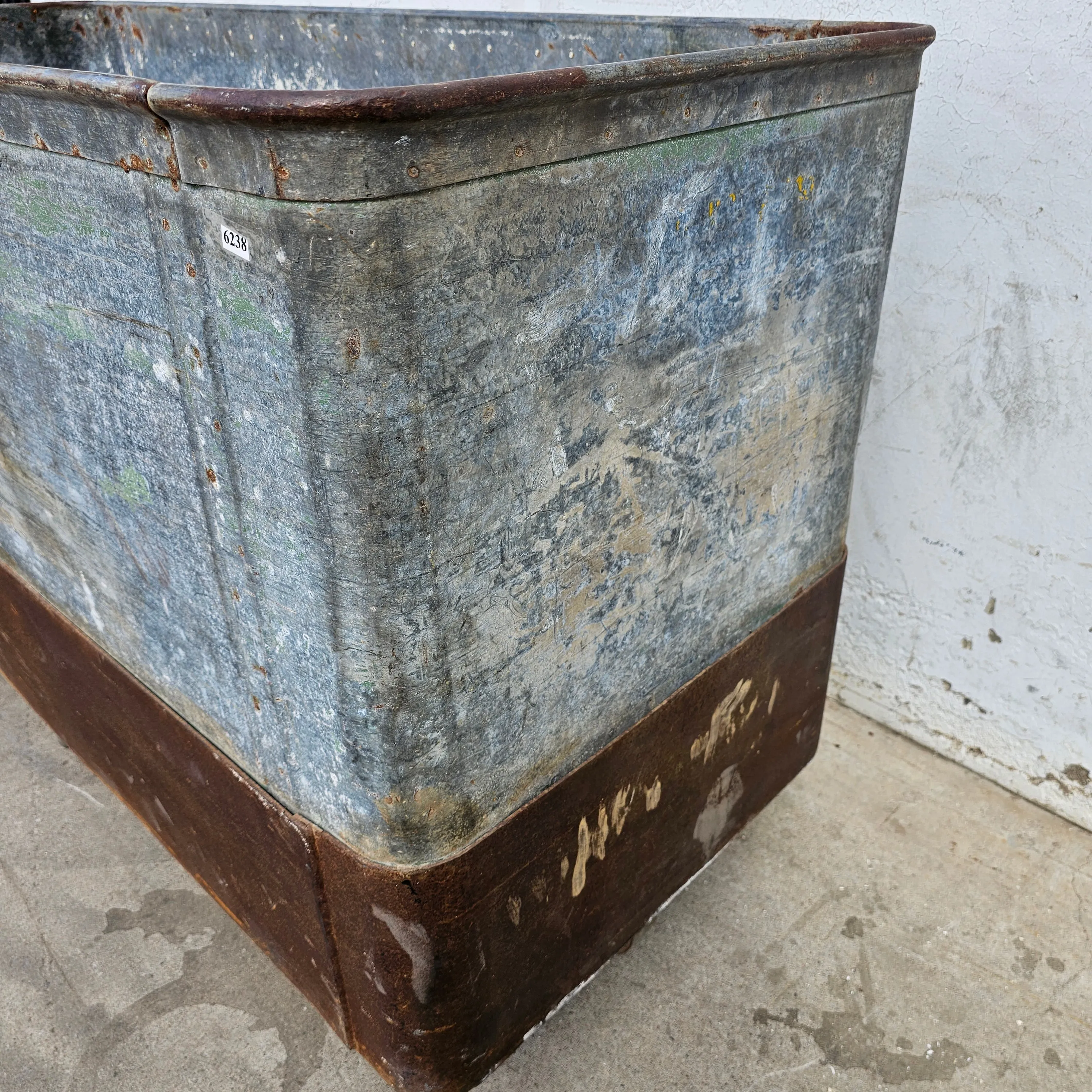 Galvanized Rolling Factory Trolley