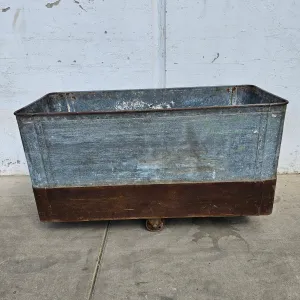 Galvanized Rolling Factory Trolley
