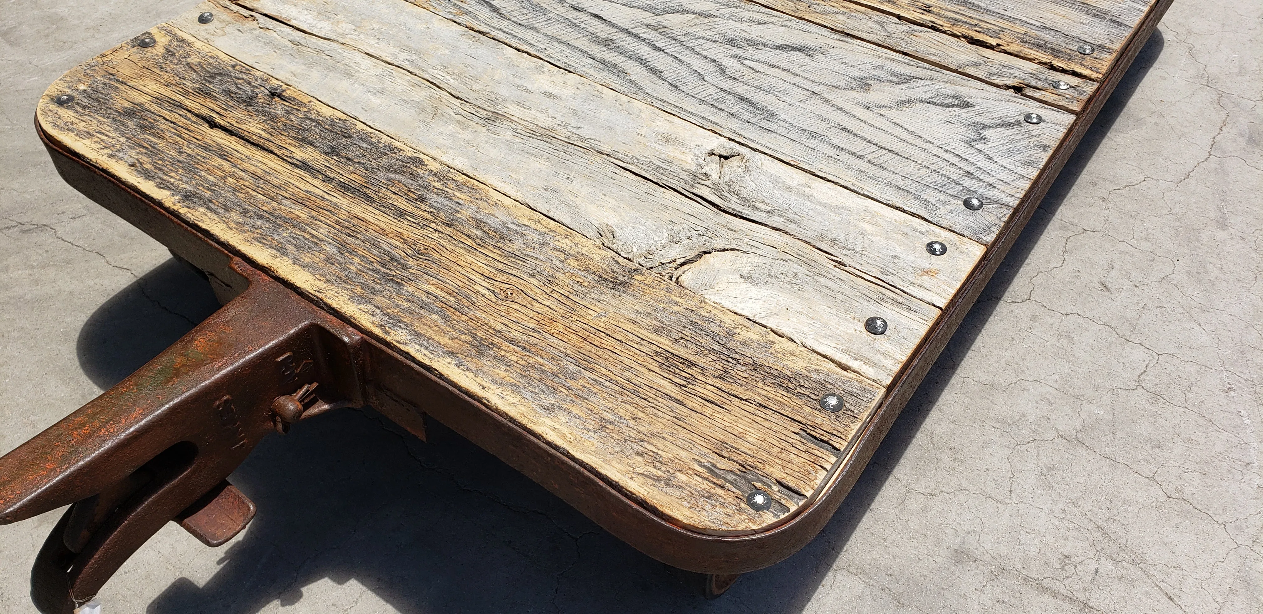 Industrial Coffee Table Trolley