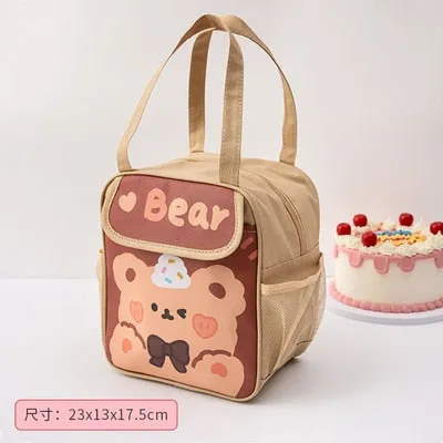 Kawaii Badge Pin Lunch Bag