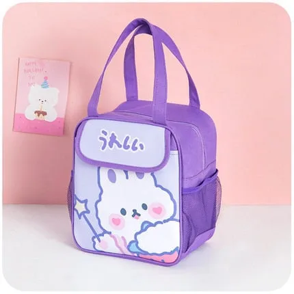 Kawaii Badge Pin Lunch Bag