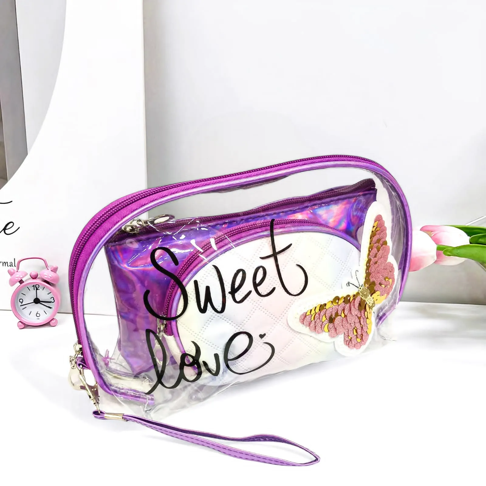 Pack Of 3 - Makeup Traveling Bag