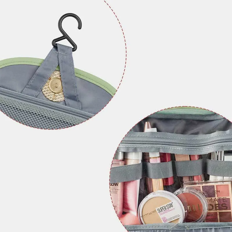 Toiletry Bag Travel Bag with Hanging Hook Waterproof Makeup Costmetic Bag