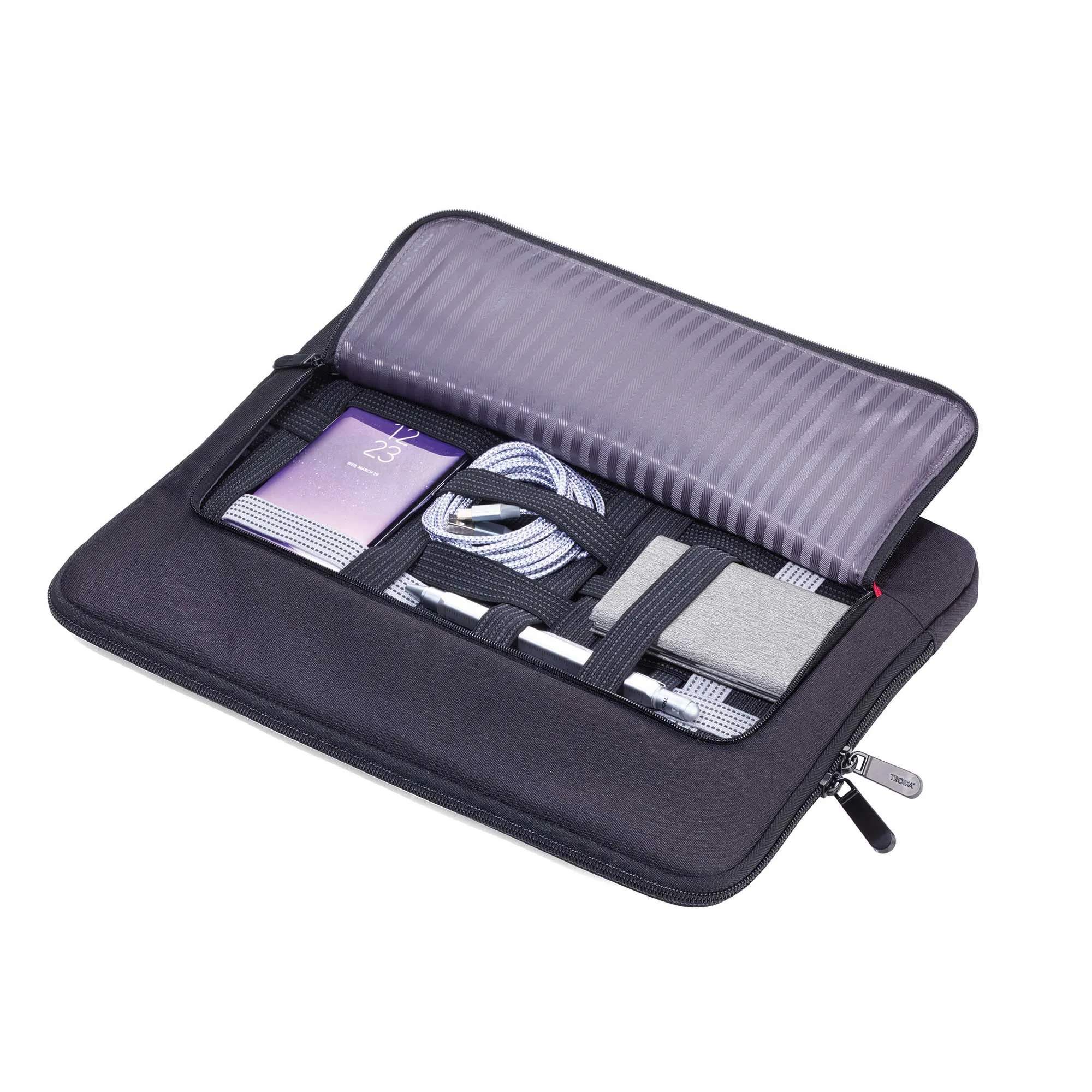 Troika Mon Carry Laptop Sleeve Bag for Documents, Laptops, and Tablets