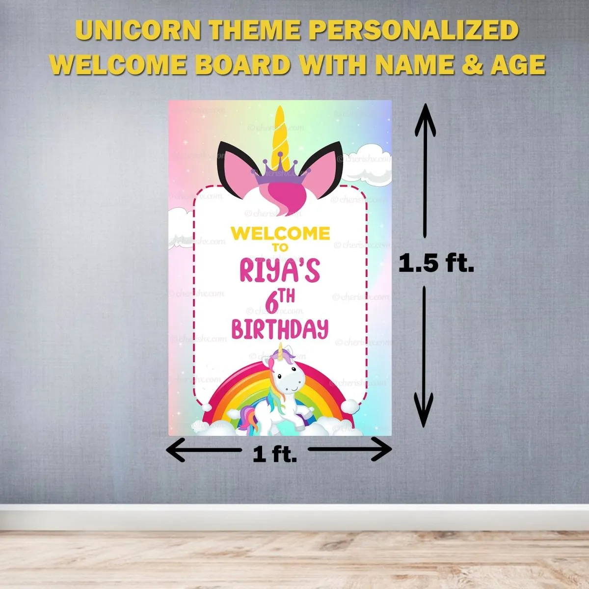 Unicorn Birthday Combo Kit - Gold