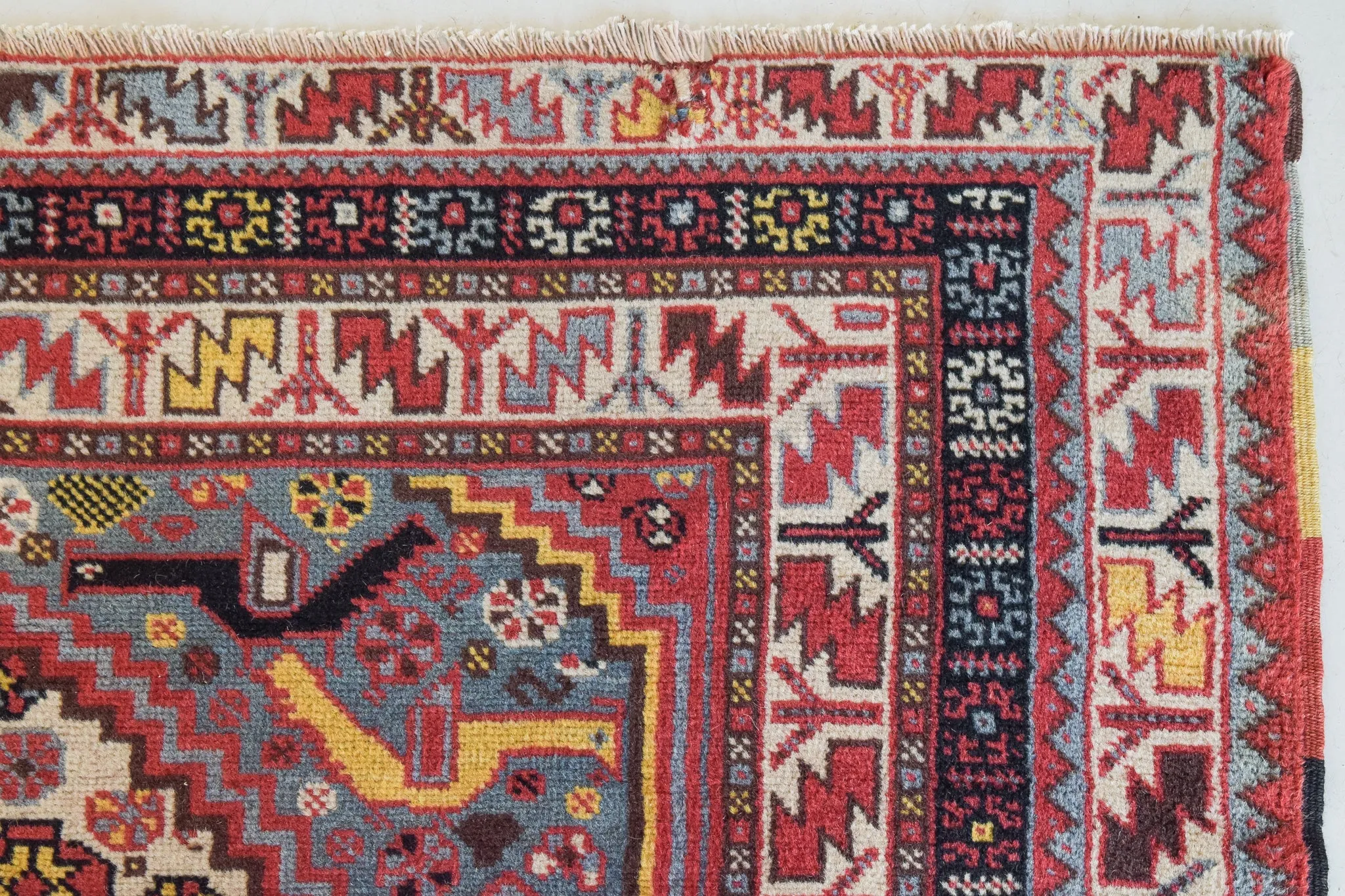 Vintage - Handwoven Azerbaijani Rug