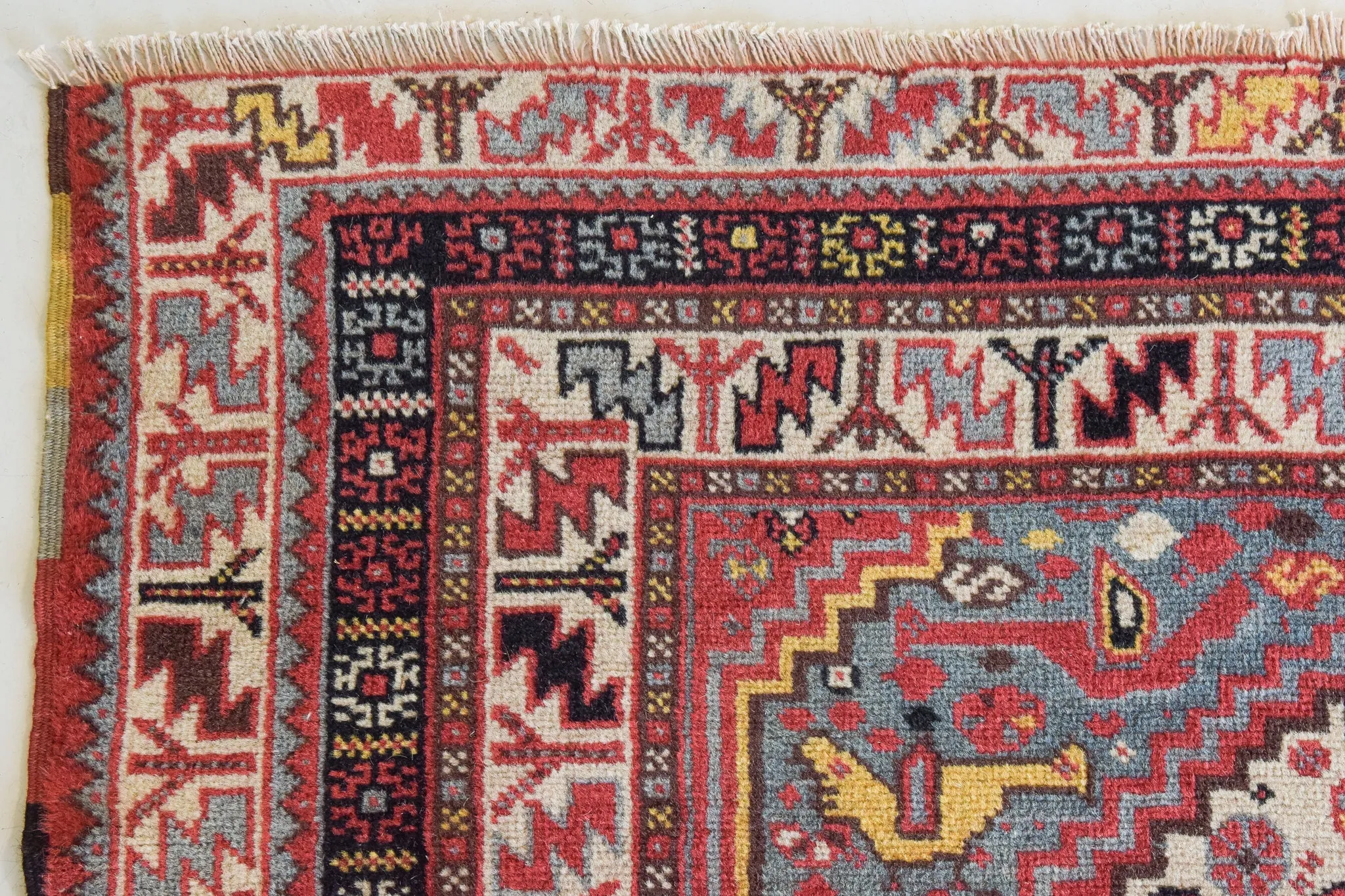 Vintage - Handwoven Azerbaijani Rug