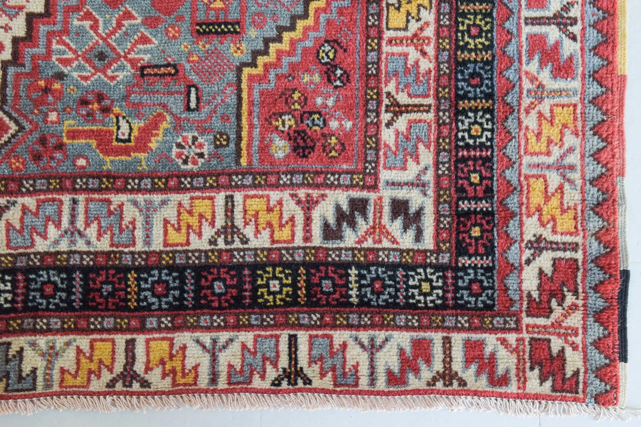 Vintage - Handwoven Azerbaijani Rug