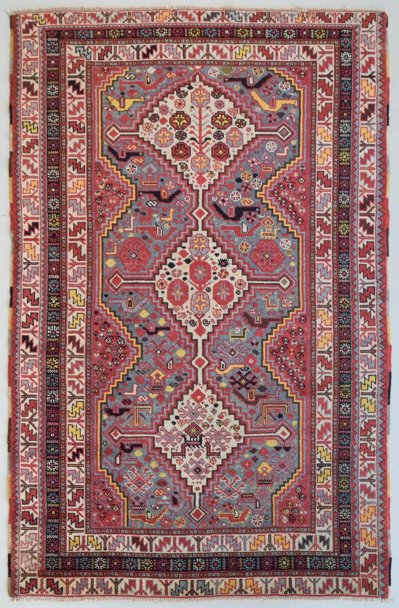 Vintage - Handwoven Azerbaijani Rug