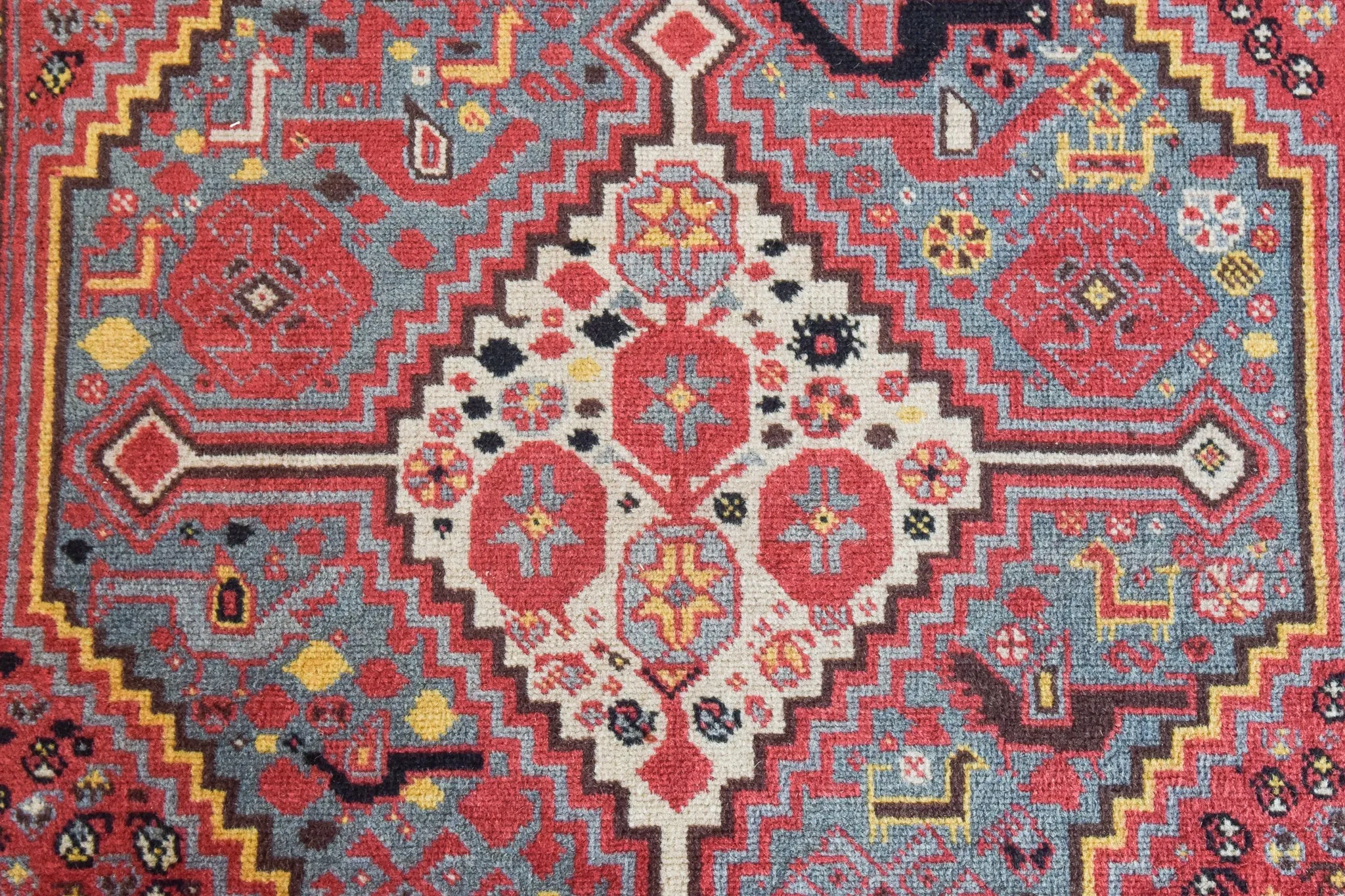 Vintage - Handwoven Azerbaijani Rug