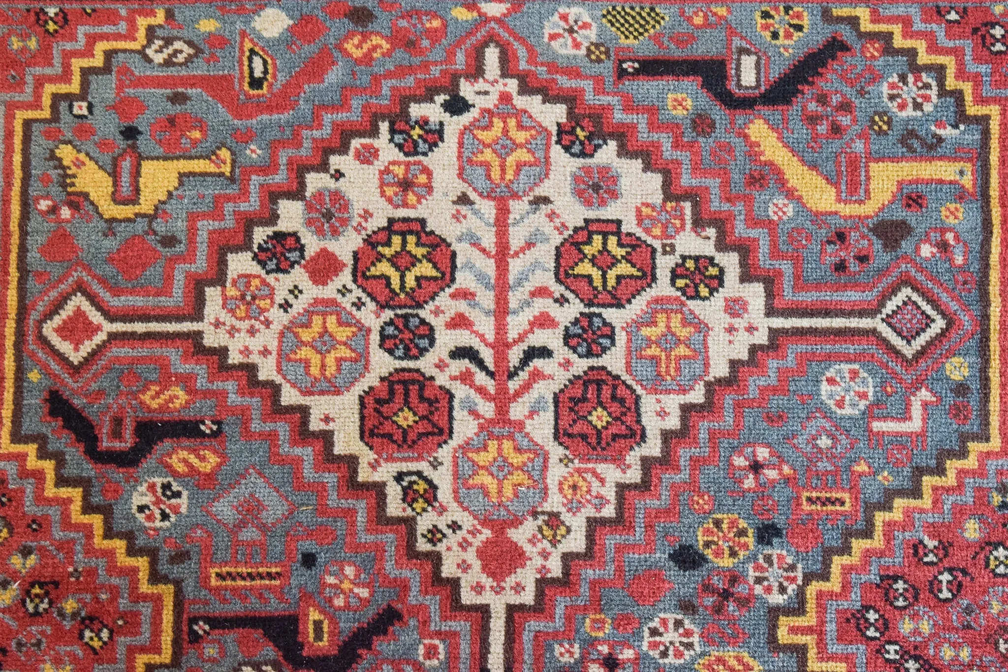 Vintage - Handwoven Azerbaijani Rug
