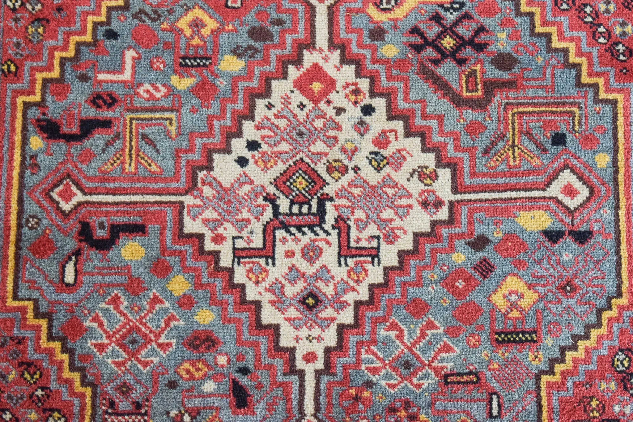 Vintage - Handwoven Azerbaijani Rug